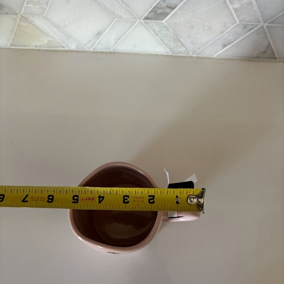 Rae Dunn Disney Spooky and Cute Stitch Mug Pink Textured New - Picture 9 of 10